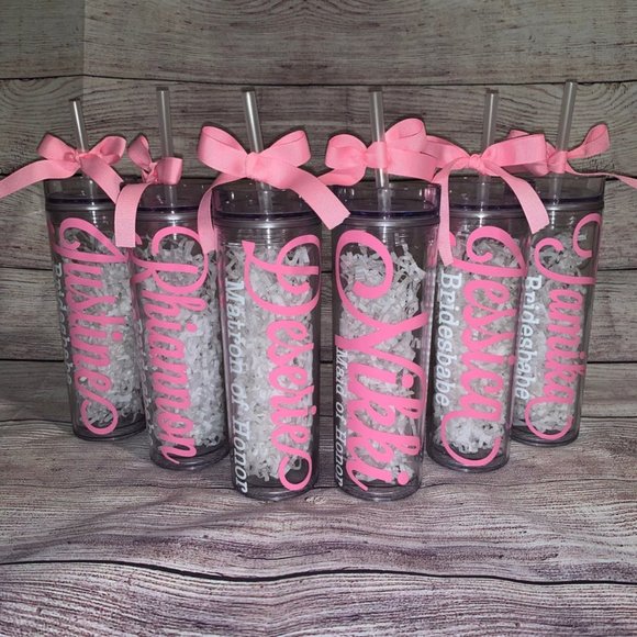 Custom Skinny Tumblers with Name - Picture 2 of 3